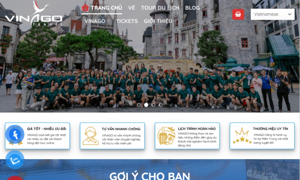 Công ty cổ phần du lịch VINAGO