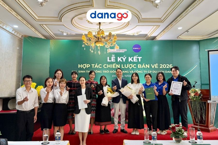 DANAGO đối tác bán vé chiến lược 2026 của Cổng Trời Đông Giang