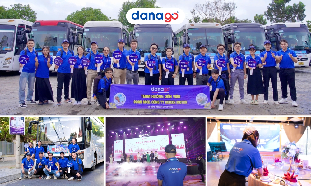 Hướng dẫn viên DANAGO đồng hành trong tour Đà Nẵng