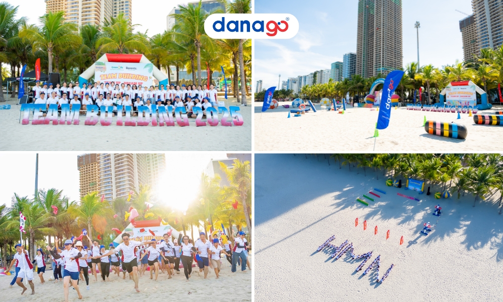 Tổ chức teambuilding tại biển Mỹ Khê