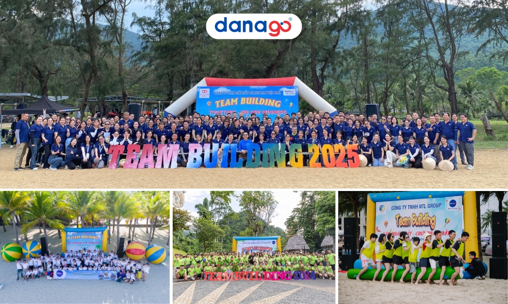 Teambuilding biển Mỹ Khê do DANAGO tổ chức