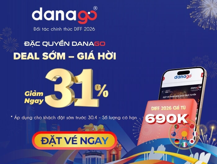Vé pháo hoa Đà Nẵng 2026 ưu đãi 31%