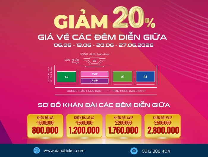 Vé pháo hoa Đà Nẵng 2026